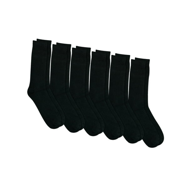 AIR SOCKS 3 packs Thin Breathable Crew Black Socks Summer Dress Socks for Men 